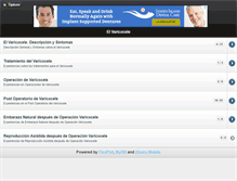 Tablet Screenshot of elvaricocele.com